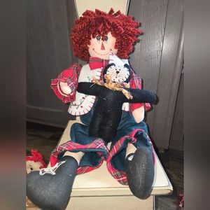 3 Raggedy Ann Dolls (Used)